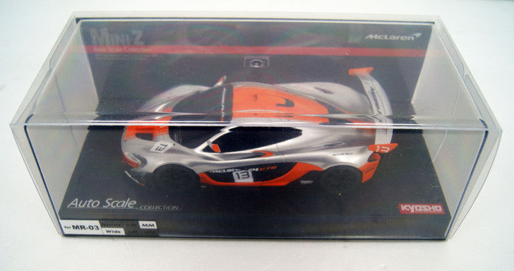 PRE-Owned, Mclaren, P1 GTR, Mini-Z, #13 Silver/Orange