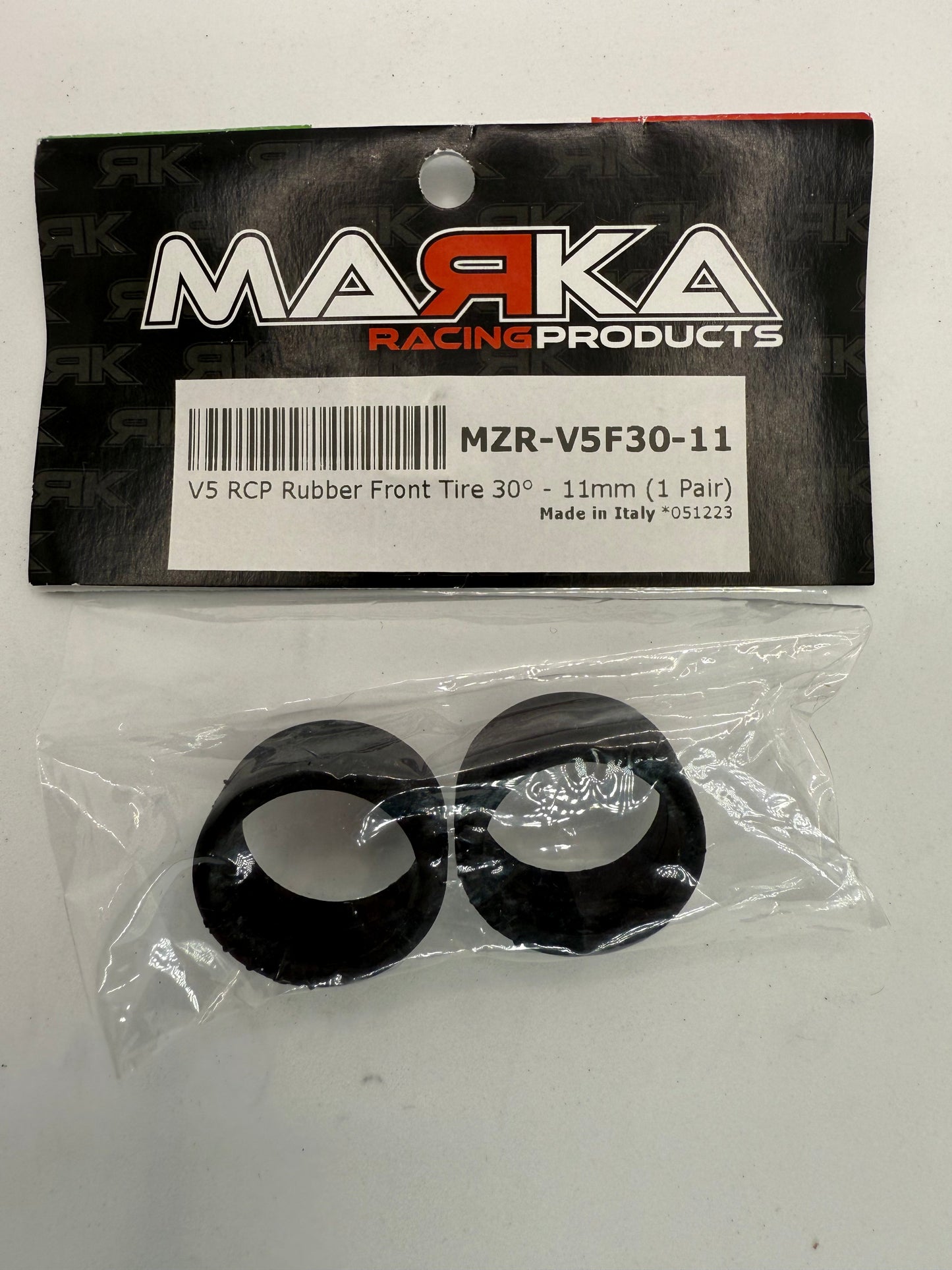 Marka V5 Mini-Z RCP Rubber Front Tire 20 degree Soft (1 Pair)