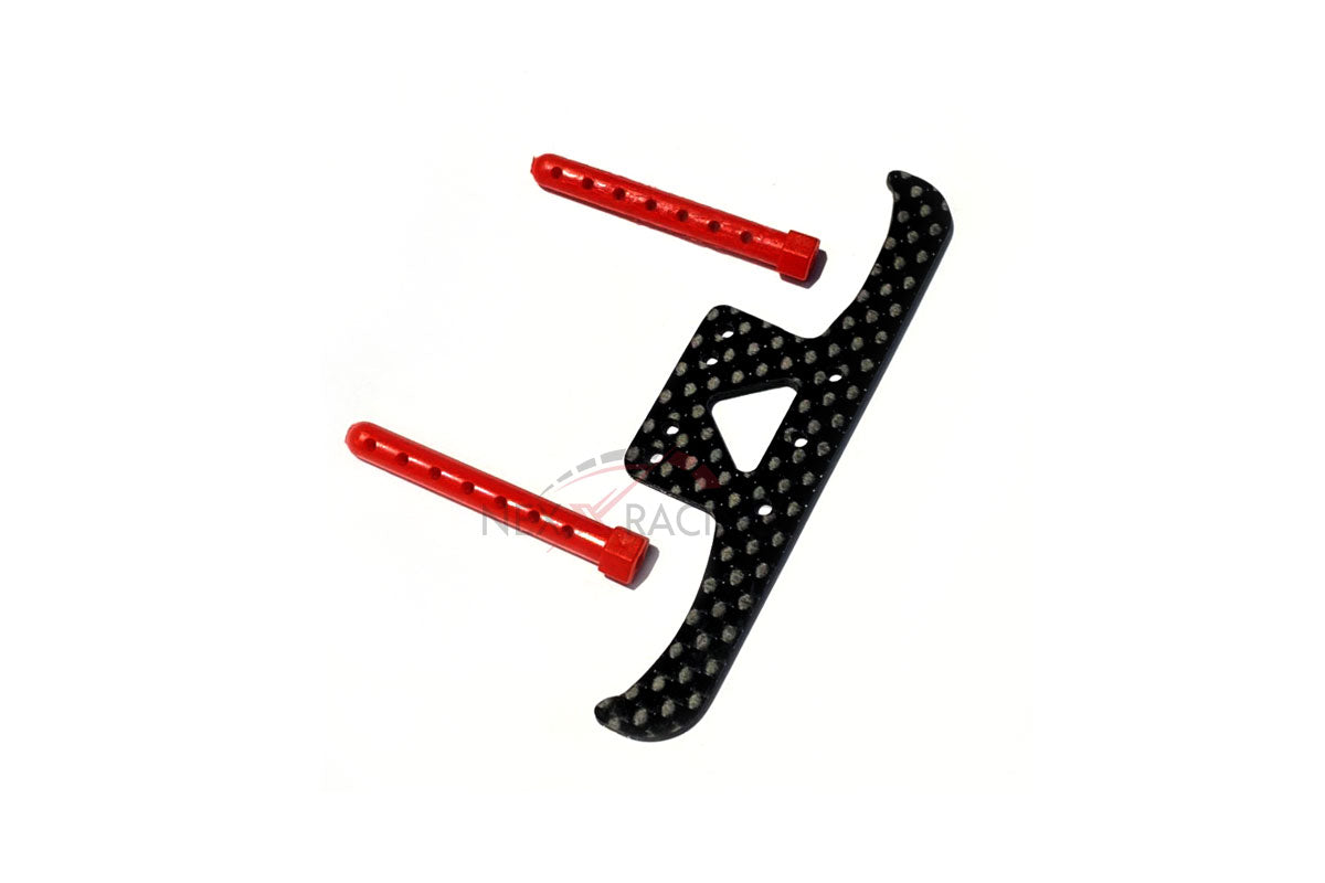 NX-017 Nexx Racing Mini-Z Lexan Pancar Body Carbon Front Bumper