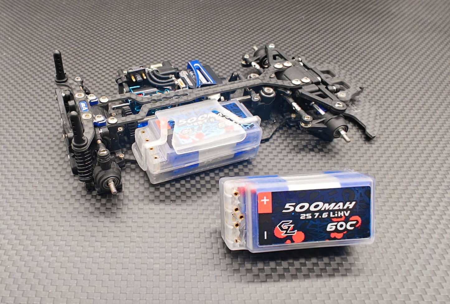 2S 500mAh LiHV hardcase battery for GL Giulia