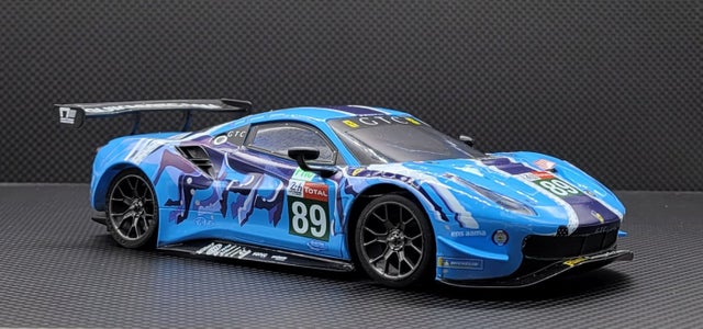 GLFerrari BODY, 488 #89 QUIKASGTC.COM BLUE