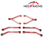 NX-368-R CHASSIS LINKS SET ALU 7075 T6 FOR FMS FCX24 ( MAX SMASHER AND POWER WAGON)