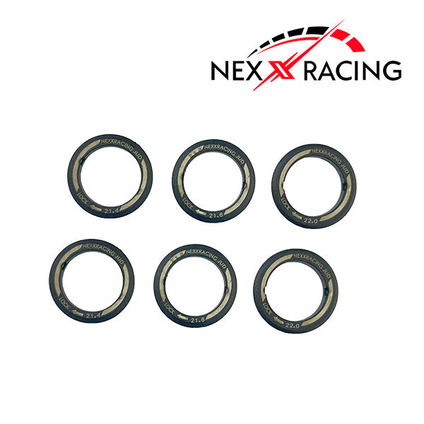 NXUSA-EVO-416-1 Nexx Racing’s “JUD” Flange Rings for EVO Mesh Rims (6pcs)