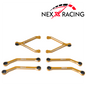 NX-368-G CHASSIS LINKS SET ALU 7075 T6 FOR FMS FCX24 ( MAX SMASHER AND POWER WAGON)