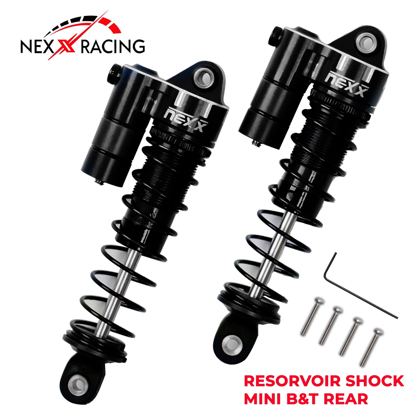 NX-428 Nexx Racing Rear Reservoir shock (2pcs) for Min-T& Min-B