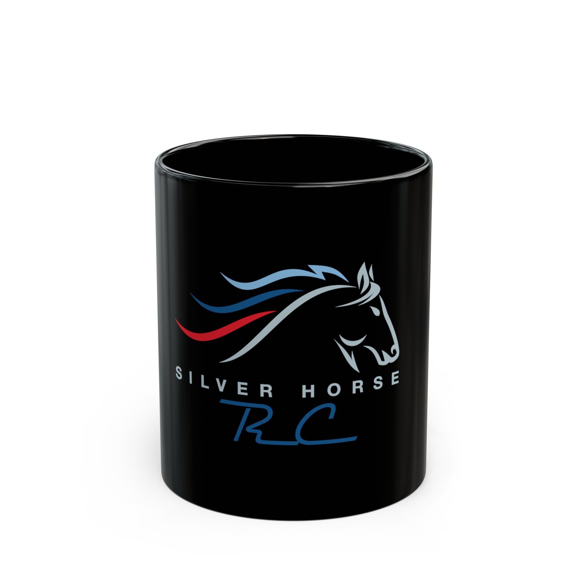 Silver Horse RC Black Mug (11oz, 15oz)