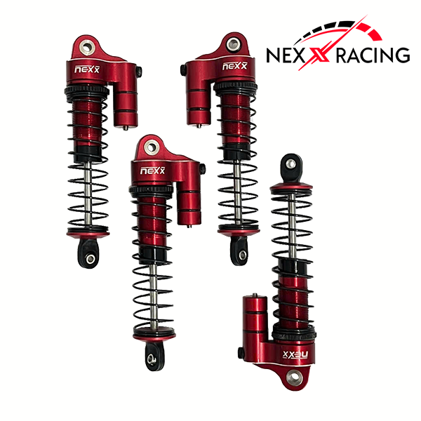 NX-466 Nexx Racing 65mm Reservoir shocks (4pcs) for 1/18 Mini LMT