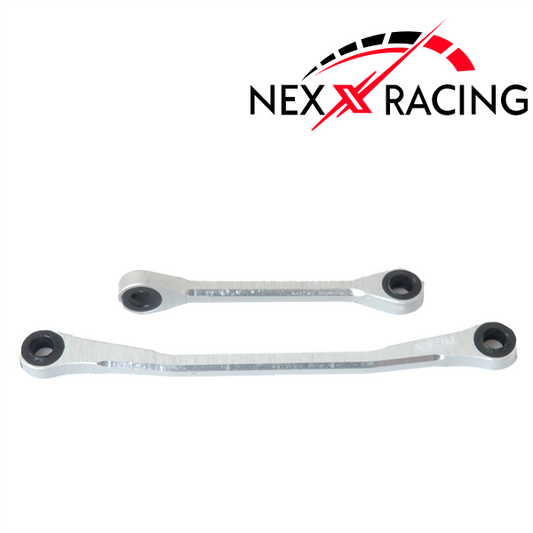 NX-367-S LINK STEERING ROD TIE LINKAGES SET ALU 7075 T6 FOR FMS FCX24 ( MAX SMASHER AND POWER WAGON)