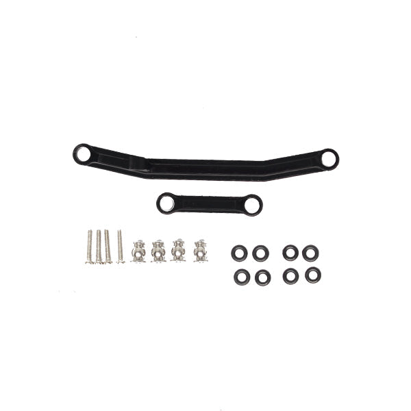 NX-236-BL NexxRacing CNC Aluminium Steering Link Set for 1/24 RC Crawler Axial SCX24 Front Axle (BLACK)