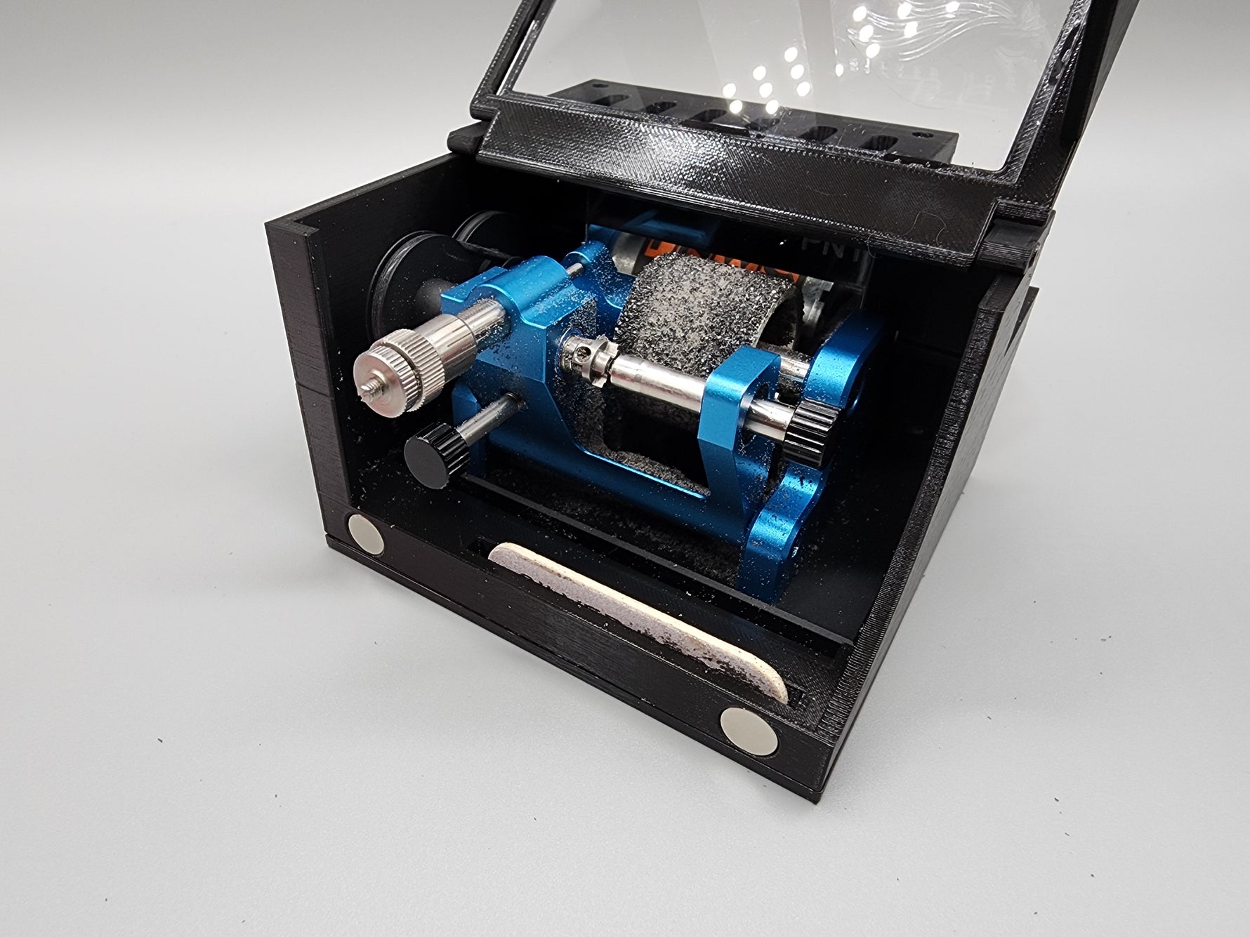 Silver Horse RC Tire Truer Dust Collector Case by SleekRC - PN Tire Truer V2 & V3