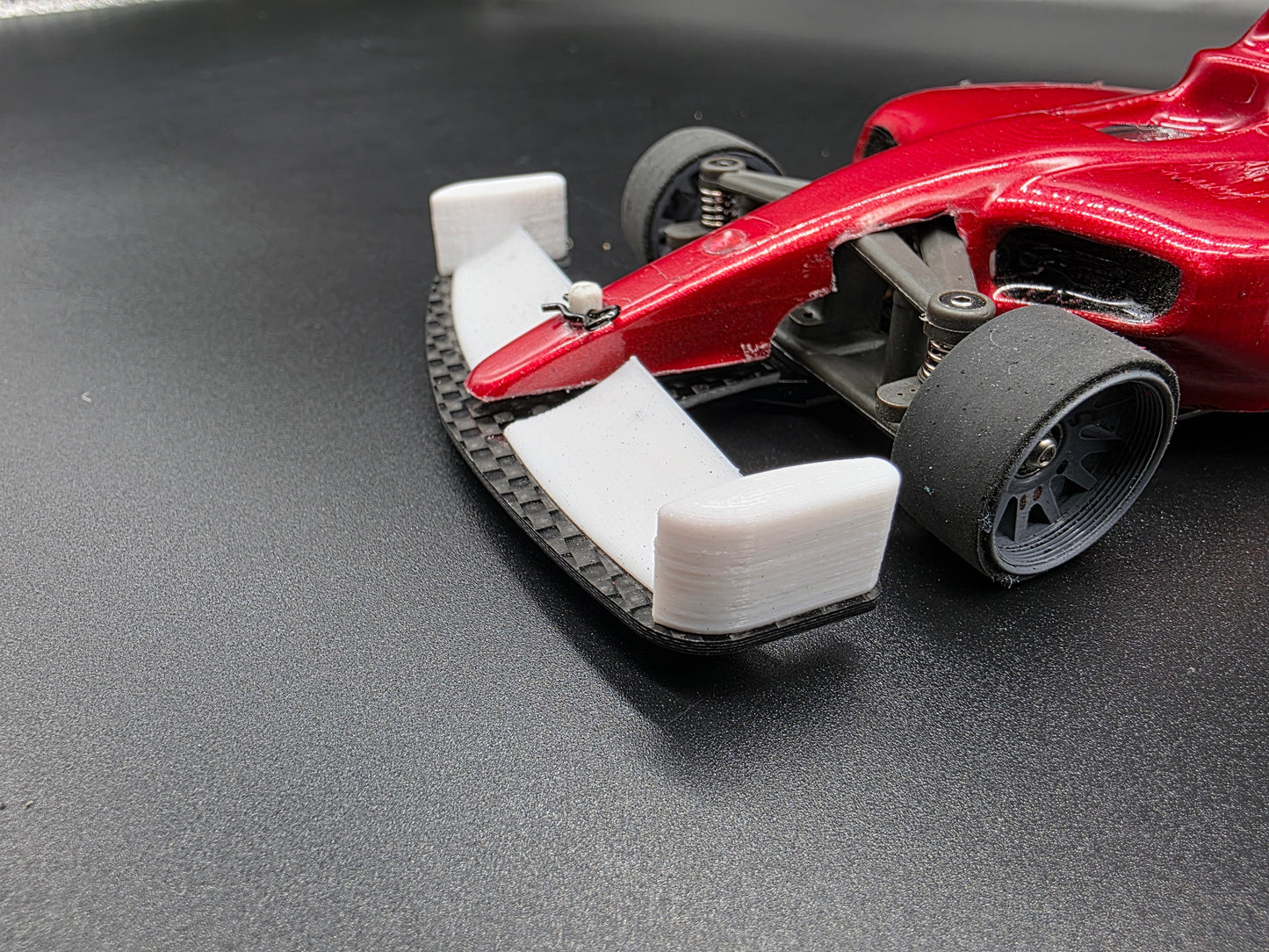 Sleek RC Carbon Fiber Front Wing for Reflex FX28 1/28 F1