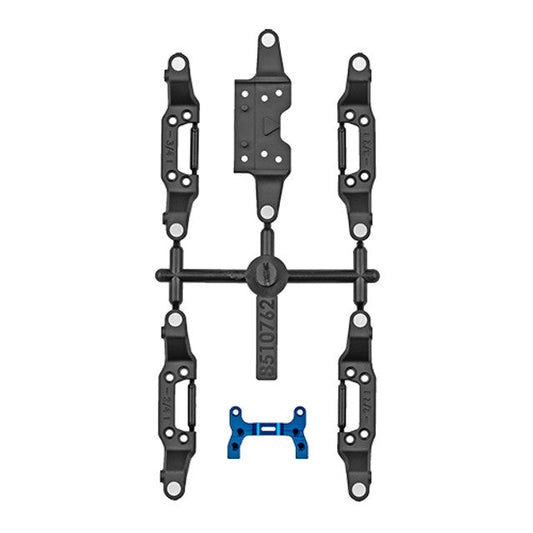 Team Associated RC28R Upper And Lower Front Arm Set