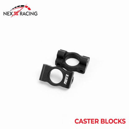 NX-462, Micro-B Caster Blocks, CNC'd 7075-T6 Swiss Aluminum