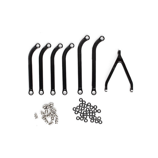 NX-238-BL NexxRacing Axial SCX24 Aluminum High Clearance Link Set (BLACK)