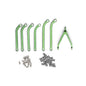 NX-238-GR NexxRacing Axial SCX24 Aluminum High Clearance Link Set (GREEN)