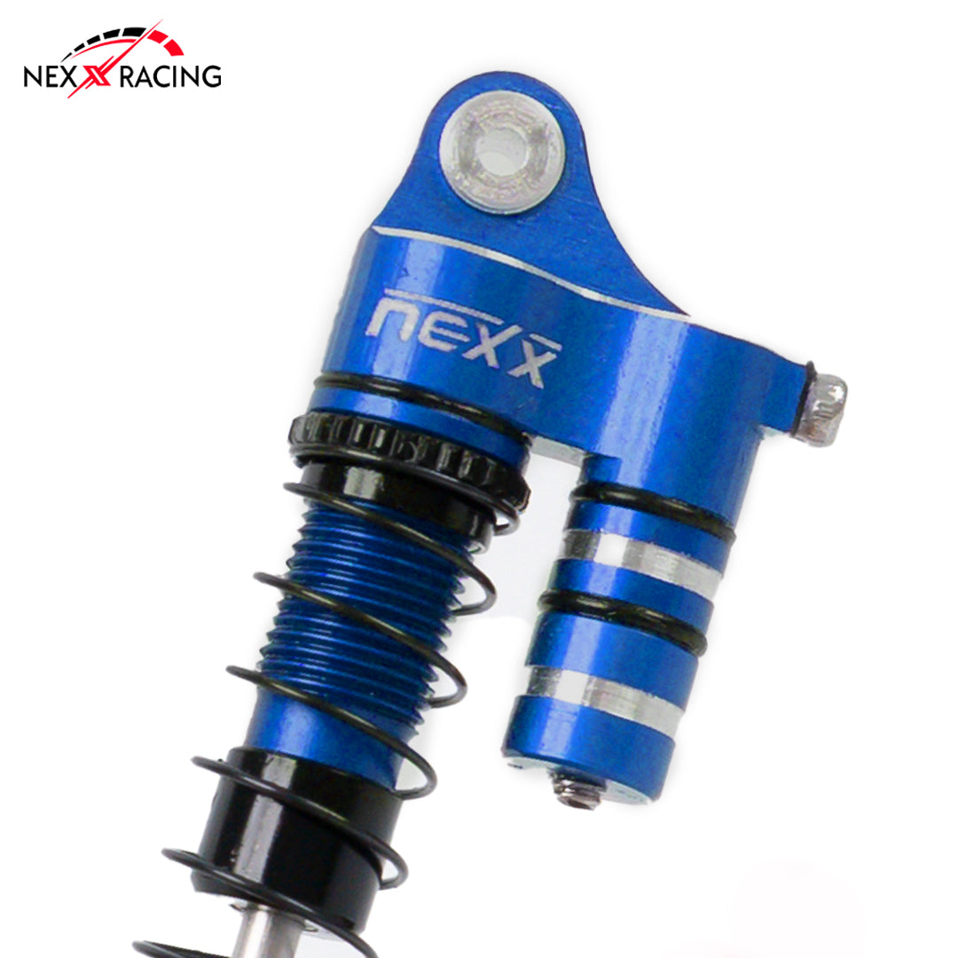 Nexx Racing NX-417 45mm Reservoir Shocks (4pcs) for 1/24 RC Crawler FMS FCX24/ FCX18 Hummer EV