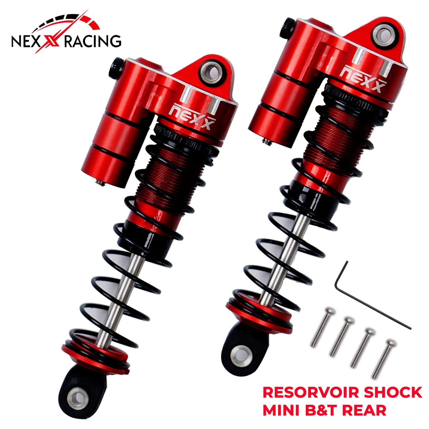 NX-428 Nexx Racing Rear Reservoir shock (2pcs) for Min-T& Min-B