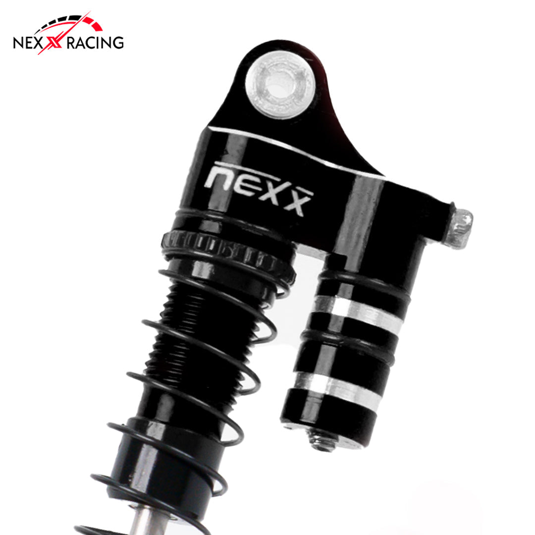 Nexx Racing NX-417 45mm Reservoir Shocks (4pcs) for 1/24 RC Crawler FMS FCX24/ FCX18 Hummer EV