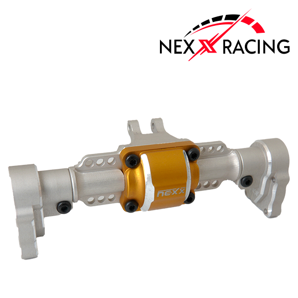 NX-361-S REAR HOUSING ALU 7075 T6  FOR FMS FCX24 ( MAX SMASHER AND POWER WAGON) ( WITHOUT OUTER COVER)