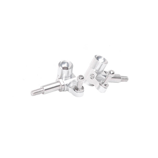 NX-271-S Nexx Racing Aluminum Knuckle Set For V-LINE with 3mm Shaft (SILVER)