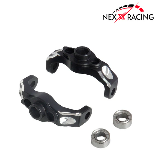 NX-374-B-Nexx Racing CNC Alu C Hub Carriers for TRX-4M ( Included Bearing )-Black