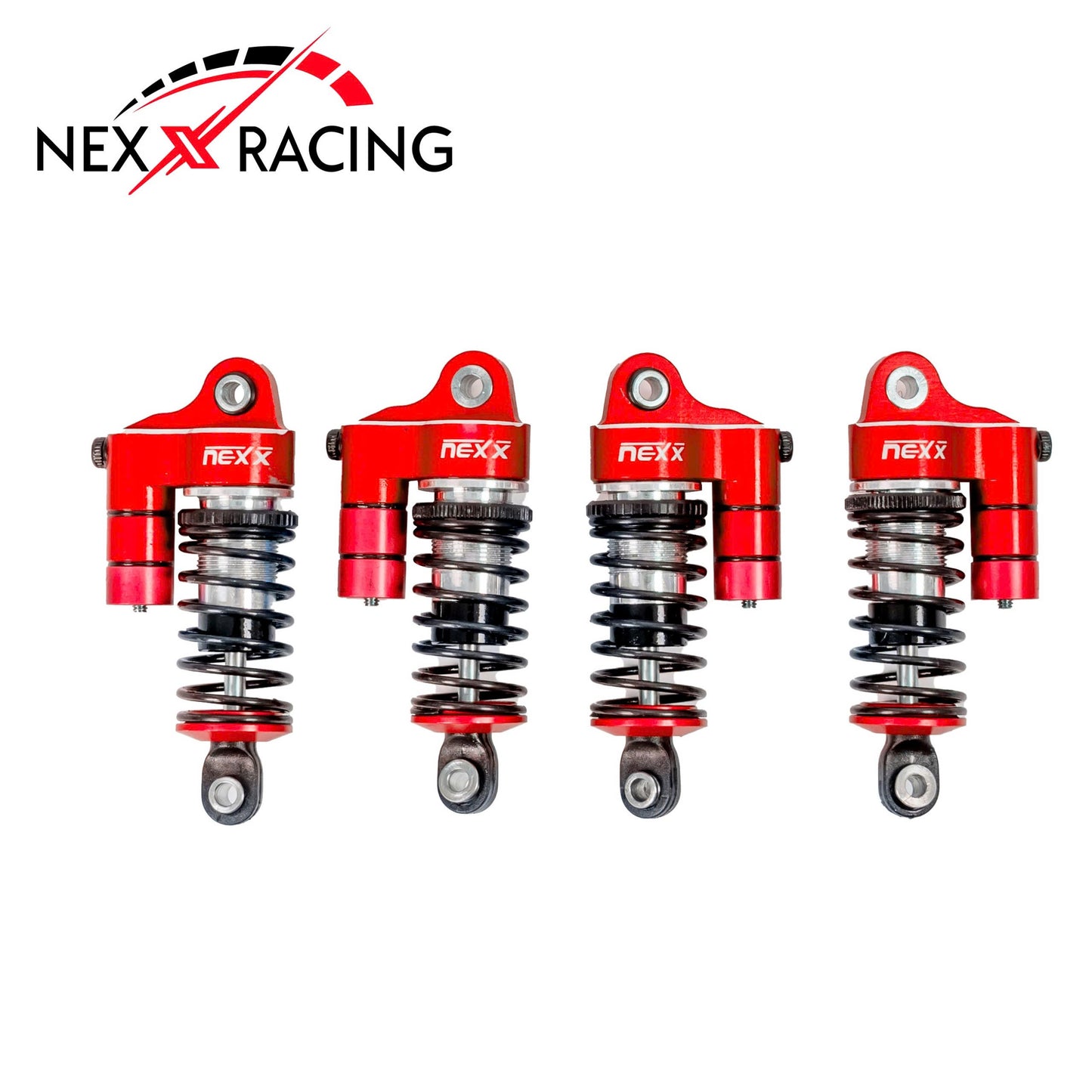 NX-471 Nexx Racing Reservoir Shocks (4pcs) for Losi 1/12 Nascar