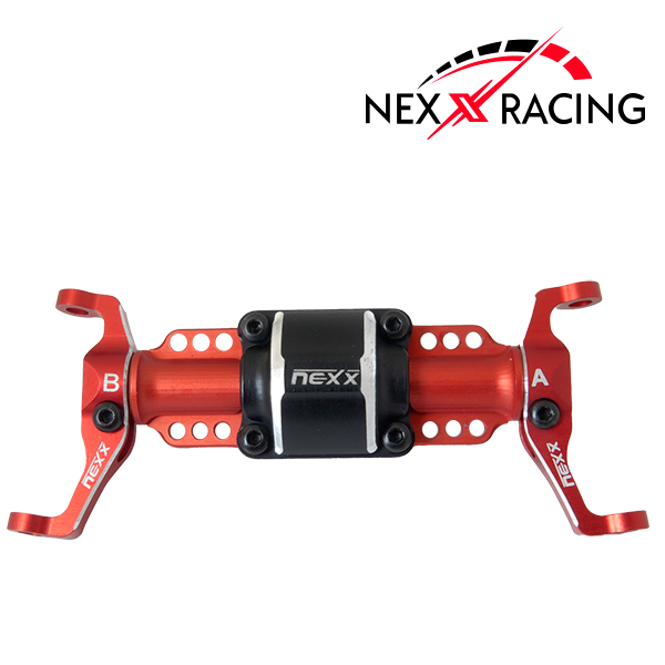 NX-362-R FRONT HOUSING ALU 7075 T6 FOR FMS FCX24 ( MAX SMASHER AND POWER WAGON) ( WITHOUT OUTER COVER)