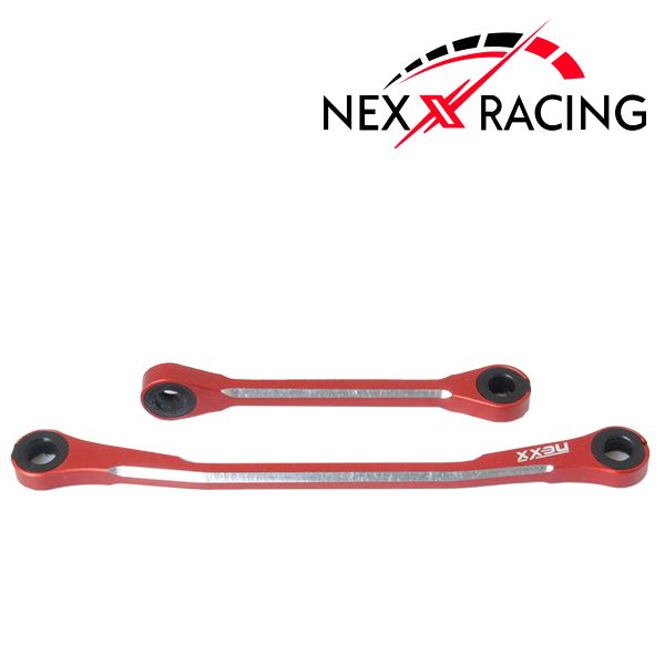 NX-367-R LINK STEERING ROD TIE LINKAGES SET ALU 7075 T6 FOR FMS FCX24 ( MAX SMASHER AND POWER WAGON)