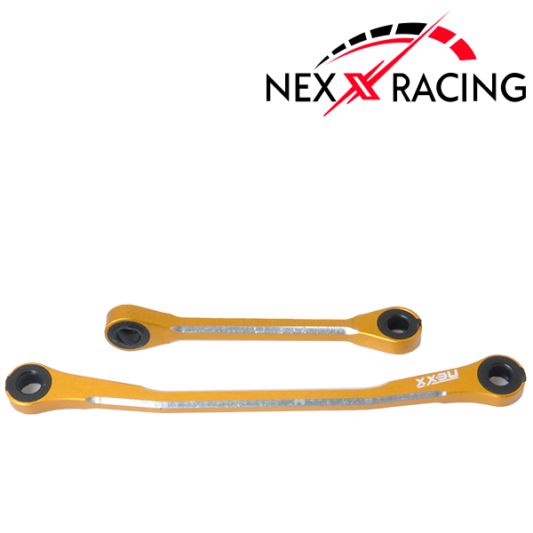 NX-367-G LINK STEERING ROD TIE LINKAGES SET ALU 7075 T6 FOR FMS FCX24 ( MAX SMASHER AND POWER WAGON)