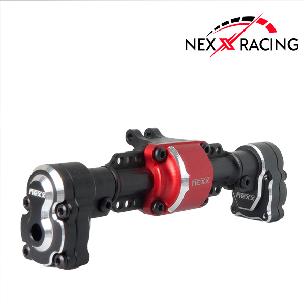 NX-360-BL REAR HOUSING ALU 7075 T6  FOR FMS FCX24 ( MAX SMASHER AND POWER WAGON)