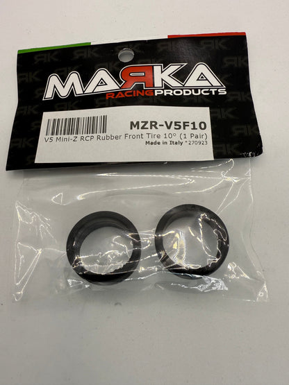 Marka V5 Mini-Z RCP Rubber Front Tire 20 degree Soft (1 Pair)