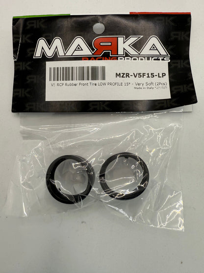 Marka V5 Mini-Z RCP Rubber Front Tire 20 degree Soft (1 Pair)
