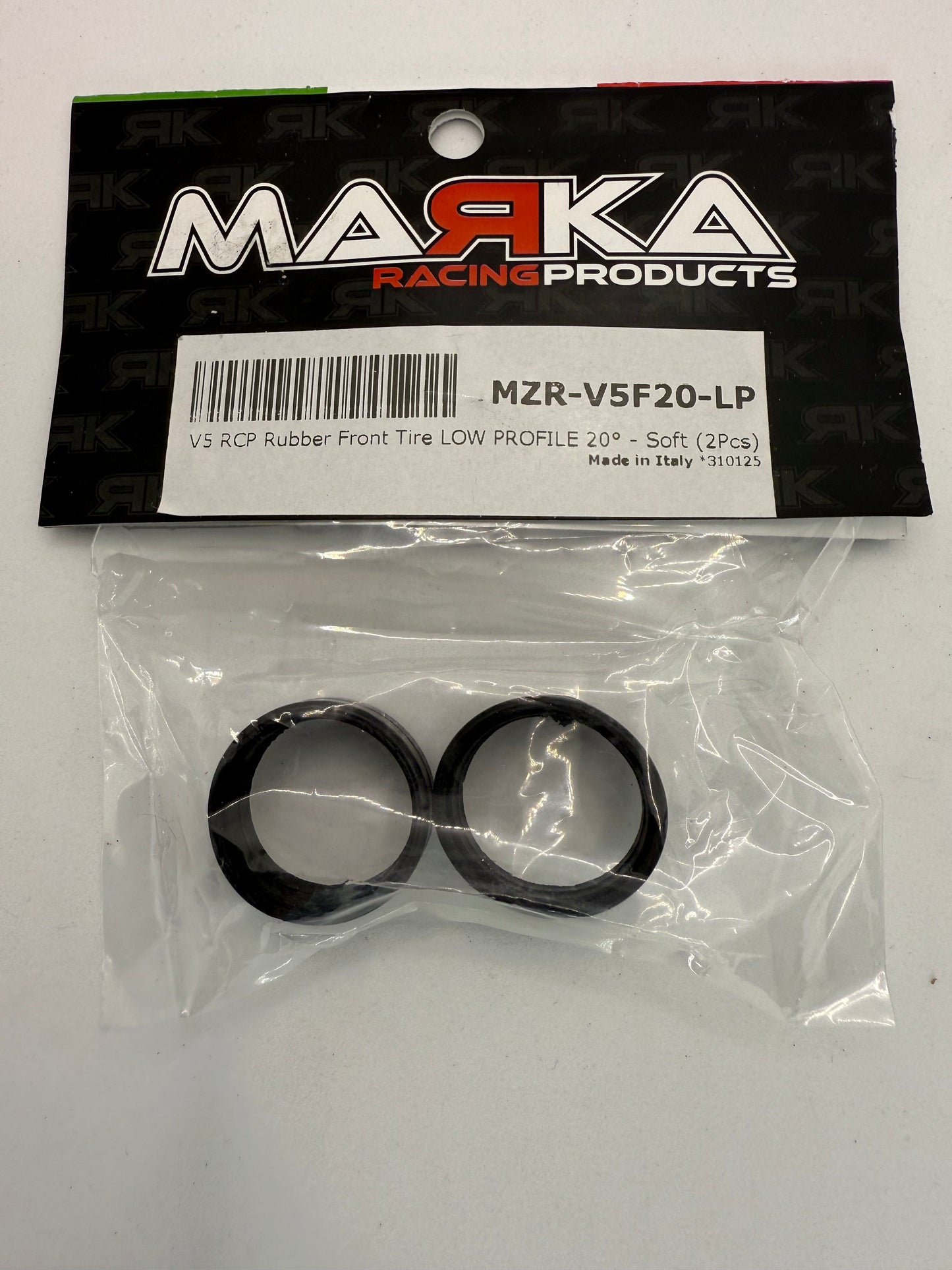 Marka V5 Mini-Z RCP Rubber Front Tire 20 degree Soft (1 Pair)