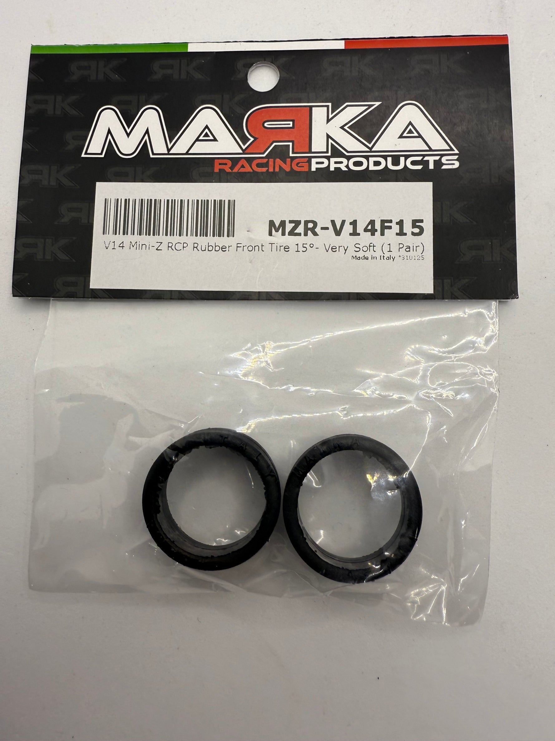 Marka V14 Front Tires 05, 10, 15, 20, 25 8.5mm Normal Height, 8.5mm Low Profile and 11mm