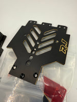 Price Drop! MWX 102mm pre owned chassis V1 with all upgrade parts for V2 conversion, brass chassis