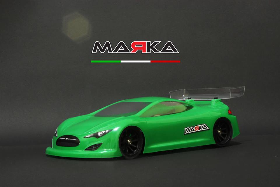 Marka Racing 8022-05 Racing Lexan Lightweight Clear Body Set For Mini-Z MRK-8022-05