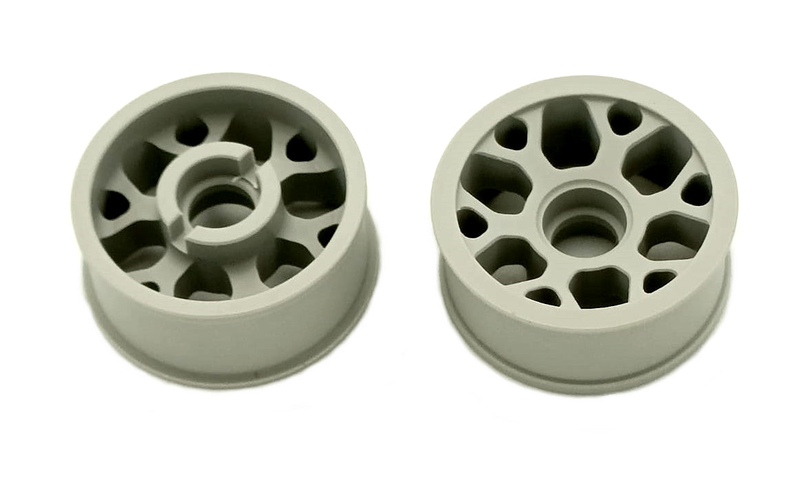 Marka Racing 1:28 Mini-Z 2WD CNC Delrin Flanged FRONT Wheel 8.5x19mm (LIGHT GRAY)