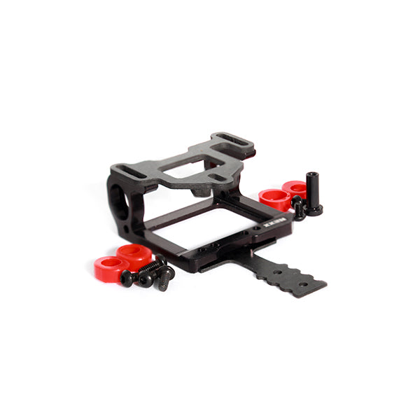 NX-016  Nexx Racing Mini-Z 2 WD MR015/02/03 LCG 98-102mm Alu 7075 Square Motor Mount (BLACK)