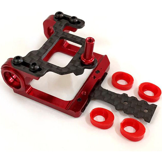 NX-057 NEXX Racing Precision CNC 7075 Square Motor mount  for 98-102 LM (RED)