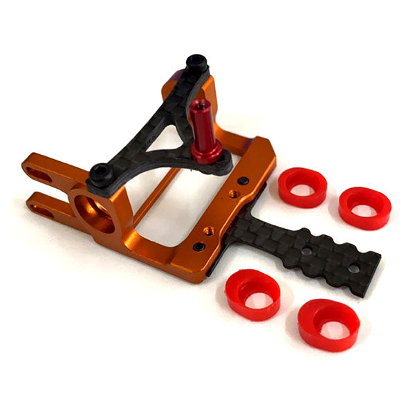 NX-066 NEXX Racing Precision CNC 7075 Round Motor Mount  for 90-94mm RM (ORANGE)