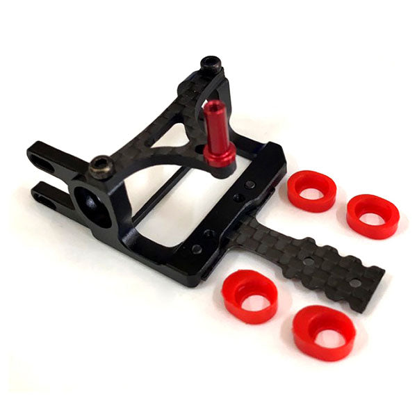 NX-068 NEXX Racing Precision CNC 7075 Round Motor Mount  for 90-94mm RM (BLACK)