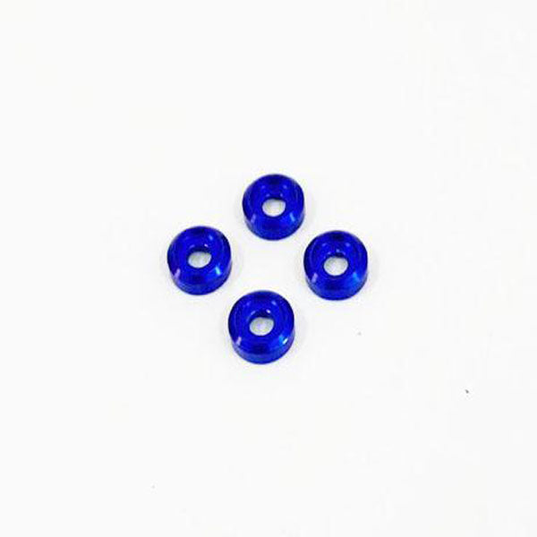 NX-071 NEXX Racing CNC Aluminum 2mm Washer (4pcs) (BLUE)