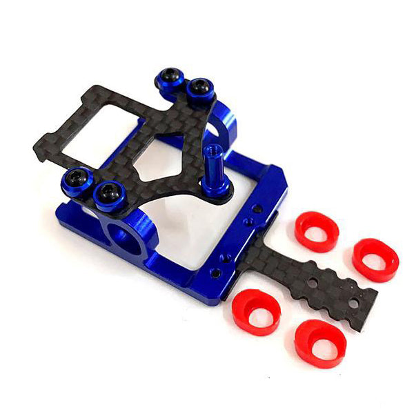 NX-105 NEXX Racing Precision CNC 7075 Square Motor Mount for 90-94mm RM (BLUE)