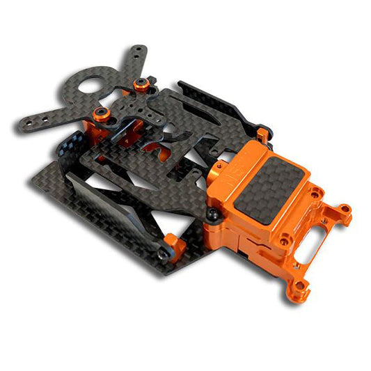 NX-116 Nexx Racing SKYLINE Dual Lipo Carbon Chassis Conversion Kit (ORANGE)