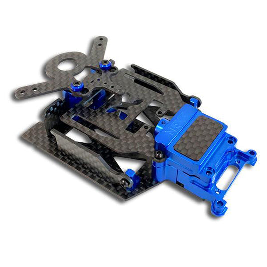 NX-117 Nexx Racing SKYLINE Dual Lipo Carbon Chassis Conversion Kit (BLUE)