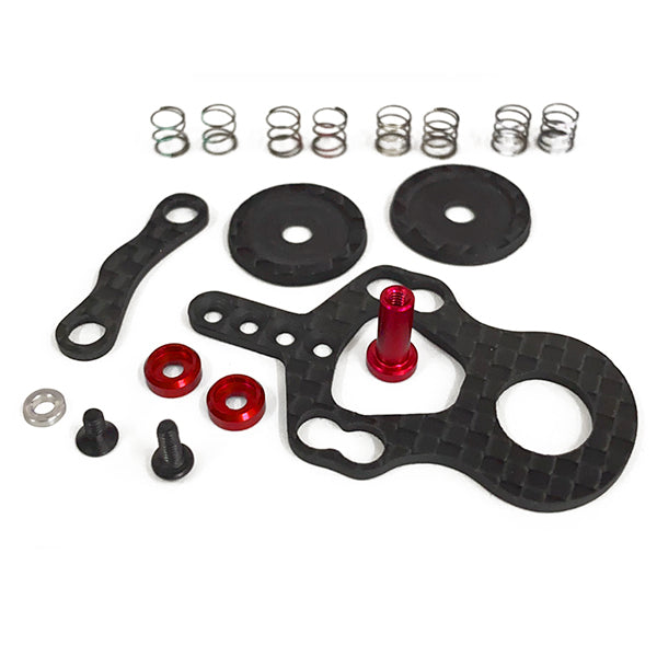 NX-145 Nexx Racing Mini-Z MR02/03 Multilength Carbon Disk Damper Set (RED)