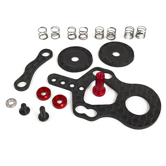 NX-145 Nexx Racing Mini-Z MR02/03 Multilength Carbon Disk Damper Set (RED)