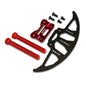 NX-206 Nexx Racing Alu Interchangeable Mount Lexan GT Car Body Carbon Front Bumper (RED)