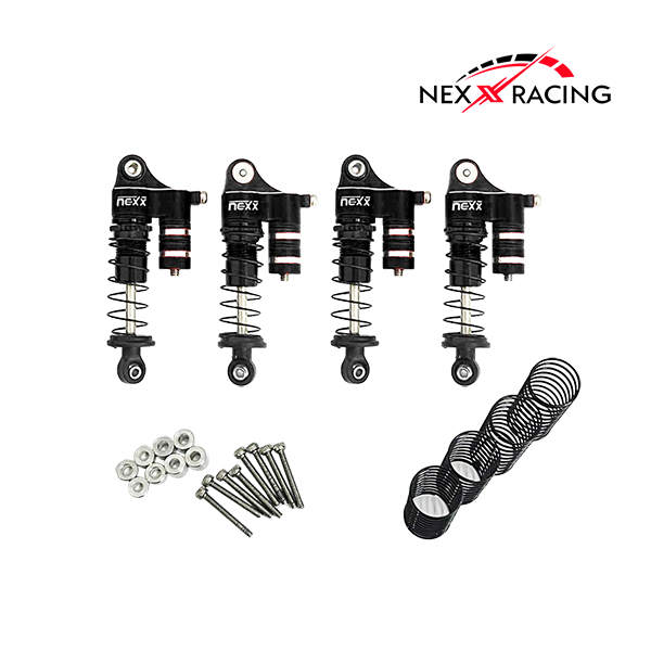 Nexx Racing NX-616 37mm Reservoir Shocks (4pcs) for Redcat Ascent-32 1/32