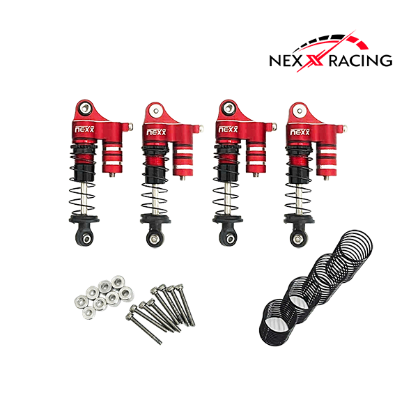 Nexx Racing NX-616 37mm Reservoir Shocks (4pcs) for Redcat Ascent-32 1/32